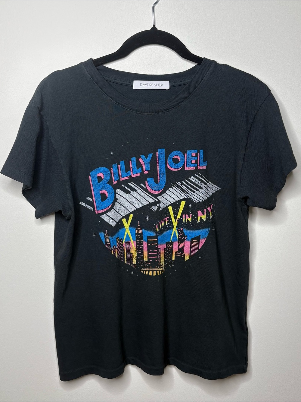 Daydreamer Billy Joel Tour Graphic Short Sleeve Tee